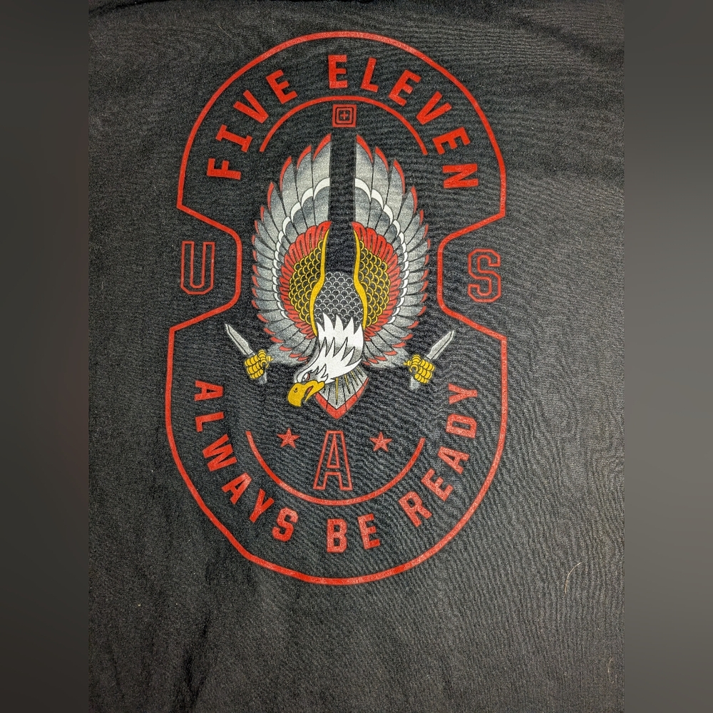 5.11 Tactical Black Tee Size XL